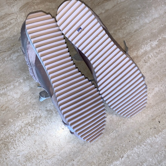 PEDRO GARCÍA España baby pink satin/ & suede sneakers, laces, raw edges. 41 EUC - Picture 10 of 13